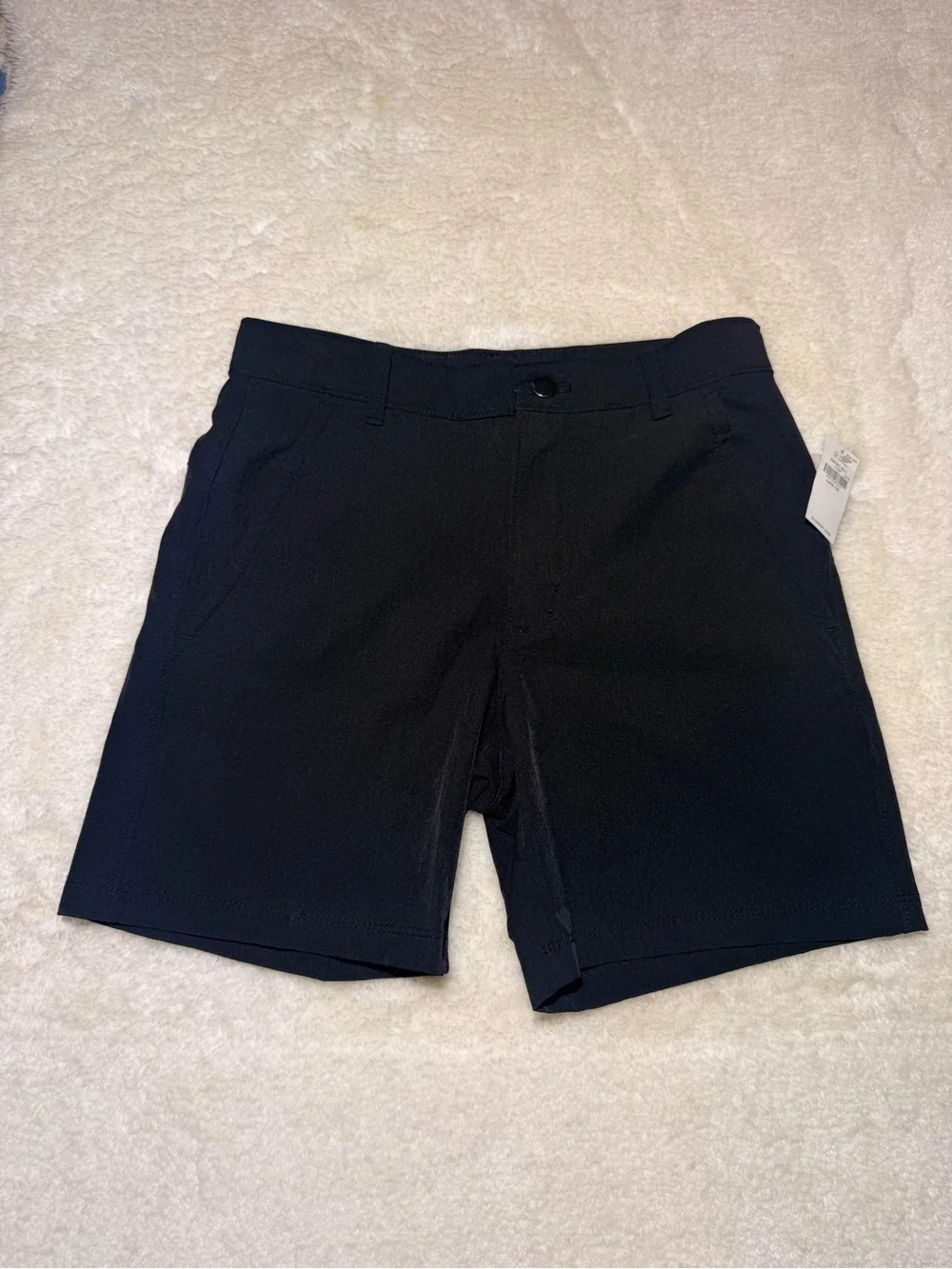 Old Navy Go-Dry Shorts Boys 14 Blue Stretch Performance Active Athletic Tech